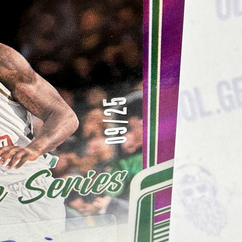 Tyrese Rice Purple Laser Panini Donruss Euroleague Panathinaikos Signature Series card new