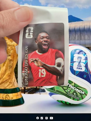 Alphonso Davies coca cola αυτοκόλλητο καινούργιο