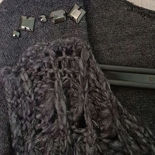 Lucifair women's cardigan used, gray color