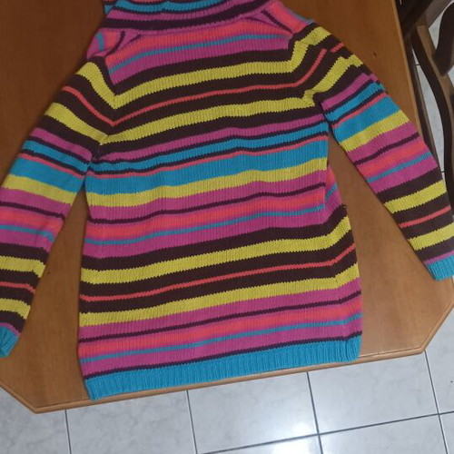 Orchestra knitted cardigan for girl 8 years like new, multicolor, 128 cm