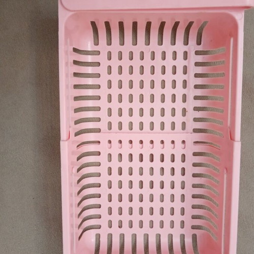Plastic folding basket for fridge shelf new