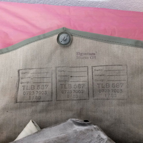 East German gas mask set like new, intact