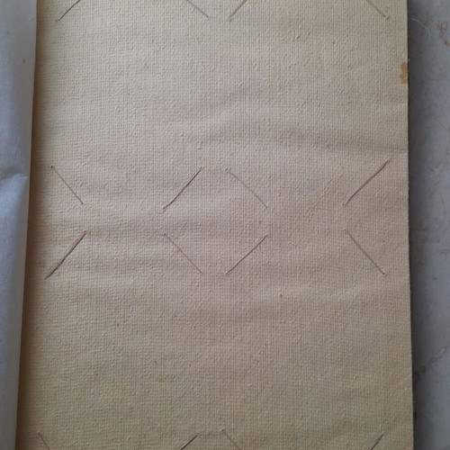 Handmade photo album new made from natural materials