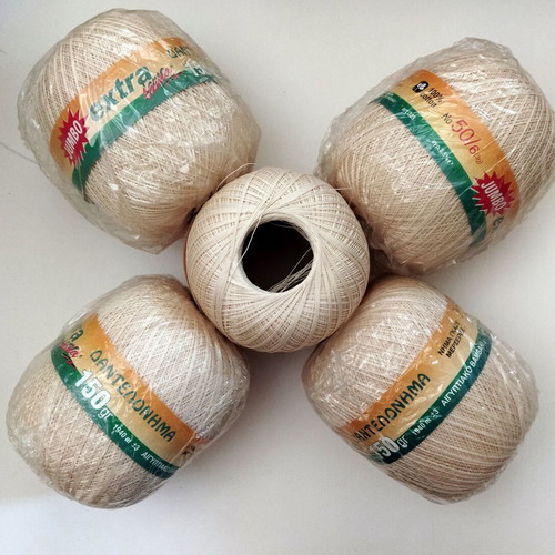 Lama Jumbo Extra cotton lace yarn pack of 5 new