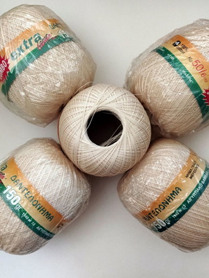 Lama Jumbo Extra cotton lace yarn pack of 5 new