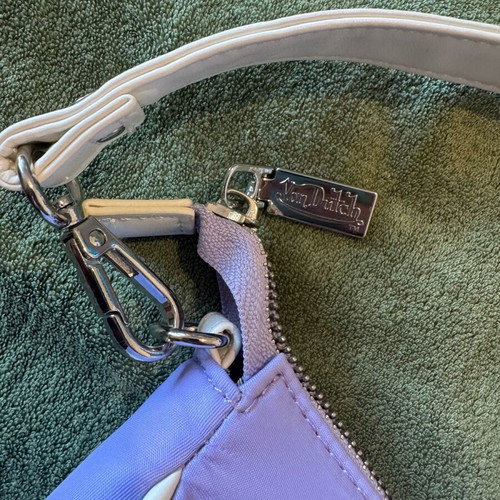 Von Dutch Y2K bag purple like new with 2 straps and mini wallet