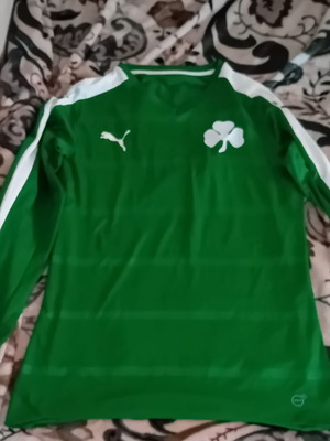Panathinaikos 2015 Puma Longsleeve Football Shirt Size XL Like New