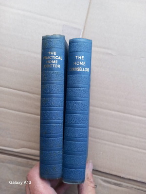 Medical books used, antique home treatment guides