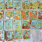  Συλλεκτικά χαρτάκια (68) του 1960,  με την ιστορία του PETER PAN. Σύνολο 68 χαρτάκια. Τιμή για όλα 300 ευρώ.