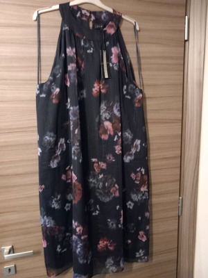 Ριχτό φλοραλ φόρεμα Debut Debenhams καινούργιο, μέγεθος UK 20 EUR 48