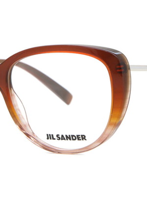 Jil Sander prescription eyeglass frames new, beige and brown