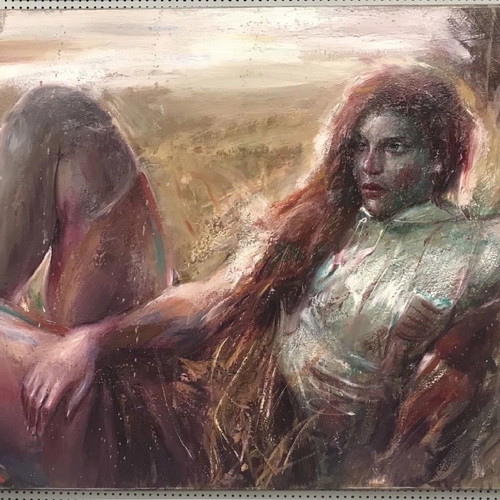 Painting Giannis Koutrikas 70x100 new, oil on canvas