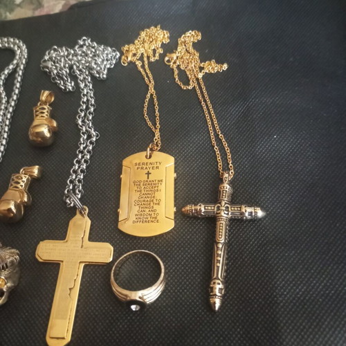 Steel jewelry set