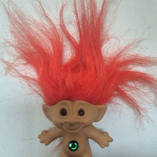 Russ Troll Wishling with Green Diamond used, medium size