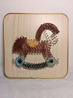 Small frame with horse