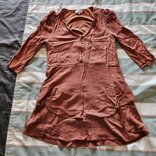 LeGer tunic dress like new, size S/M, terracotta