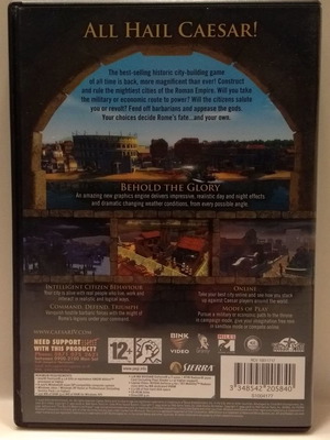 Caesar IV για PC μεταχειρισμένο, πλήρες πακέτο με 2 CD-ROM