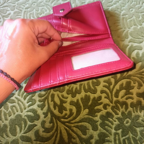 Kem wine red wallet