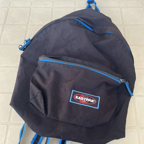 Eastpak backpack like new, black and blue