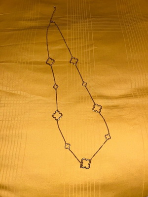 Κολιέ μακρύ επιχρυσωμένο ελαφρώς μεταχειρισμένο