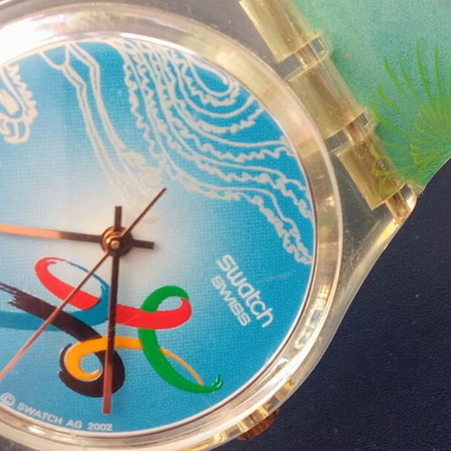 Swatch Πεκίνο 2008 Ολυμπιακοί Αγώνες ρολόι μεταχειρισμένο