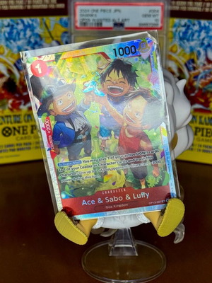 One Piece TCG Ace & Sabo & Luffy card new