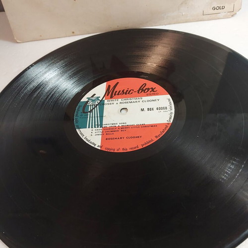 White Christmas vinyl used with Bing Crosby and Rosemary Clooney