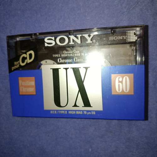 Sony UX 60 Chrome Position Sealed Audio Cassette