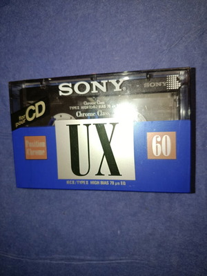 Sony UX 60 Position Chrome Σφραγισμένη κασέτα ήχου