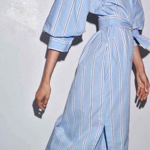Zara striped dress like new, fits XS and small