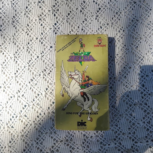 The Legend of Zelda Sing for the Unicorn VHS used, 1989