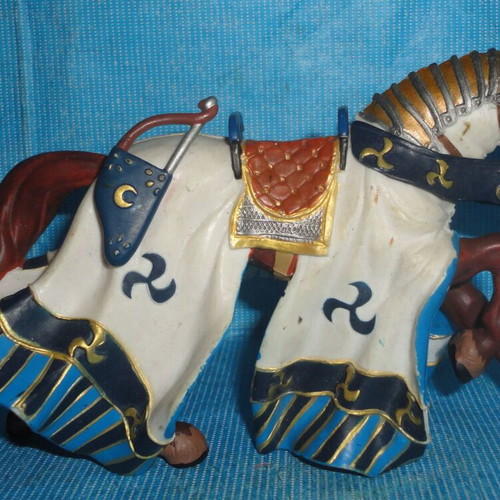 Papo Ottoman Knight's Horse miniature like new, PVC