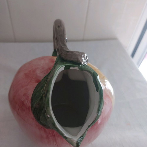 Handmade faience jug hand-painted like new