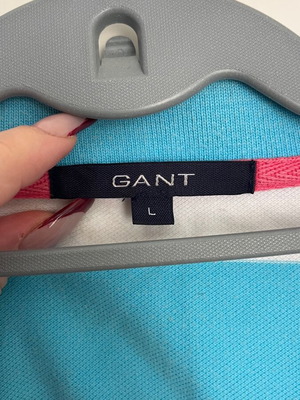 Ανδρική μπλούζα Gant πολύχρωμη, φορεμένη, μέγεθος L