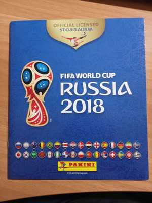 Panini World Cup Russia 2018 UK Edition Sticker Album used, empty
