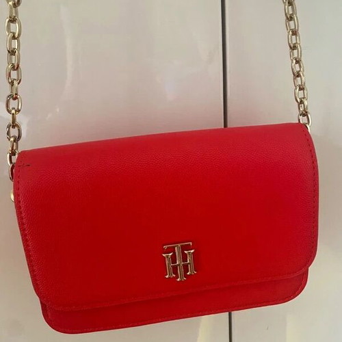 Tommy Hilfiger evening shoulder bag, red