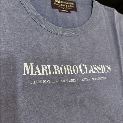 Marlboro T-shirt size M like new, blue