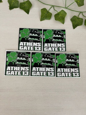 Panathinaikos Gate 13 Stickers new, pack of 5