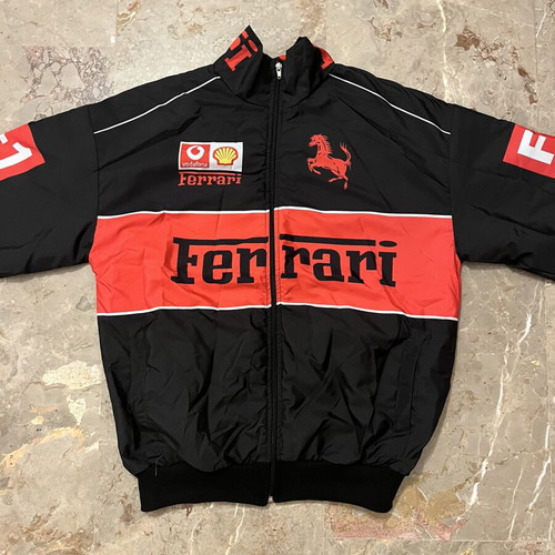 Ferrari F1 Racing Jacket, black and red