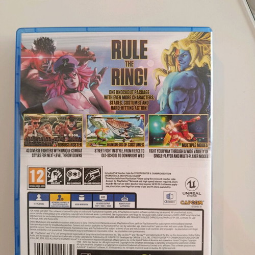 Street Fighters V Special Edition PlayStation 4 like new