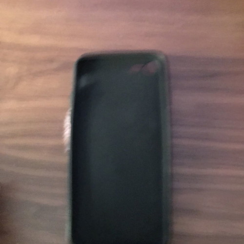 Black case with pink fur for iPhone 7/8/SE new