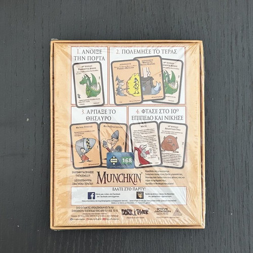 Munchkin board game with cards, new