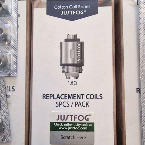 Justfog Vape Coils new 1.6ohms