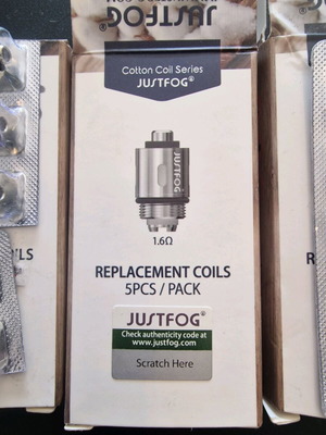 Justfog Vape Coils new 1.6ohms