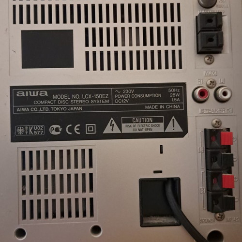 Aiwa ηχοσύστημα μεταχειρισμένο με ραδιόφωνο και κασέτα