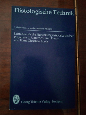 Histologische Technik book like new, German