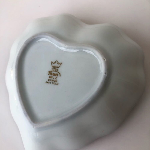 Porcelain snack plate 24k like new