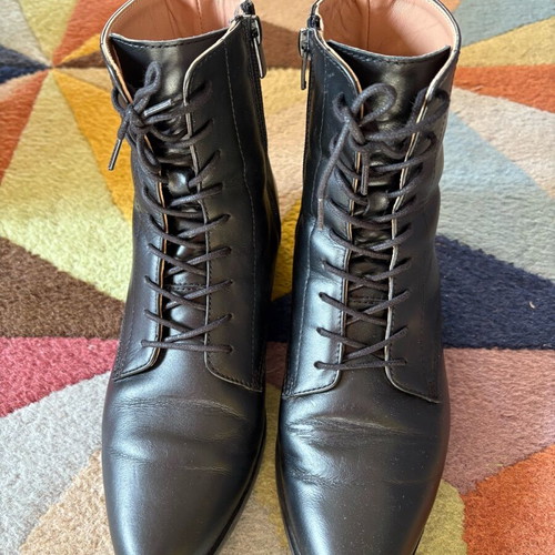 Leather boots The Workshop world like new, size 40, black