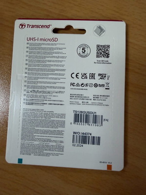 Transcend Premium 400x microSDXC 128GB Class 10 U1 UHS-I με αντάπτορα καινούργιο