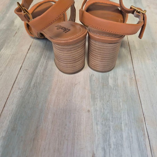 Usaflex orange sandals size 40 like new, 7.5 cm heel